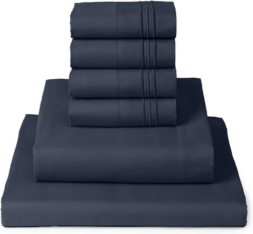 Vista 20 de Mellanni Juego de sábanas Twin XL - Juego de ropa de cama de 4 piezas de la colección icónica, (incluyendo 2 fundas de almohada), bolsillo profundo