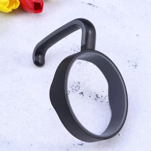 Vista 5 de Hemoton Mango térmico para vasos de 20 onzas, mango térmico para vasos, mango de vaso para vasos de acero inoxidable de 20 onzas (negro)