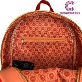 Vista 2 de Loungefly Disney Mulan - Mini mochila con doble correa para vitrales