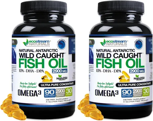Vista 10 de Aceite de pescado omega 3 capturado salvaje antártico con DPA-EPA-DHA 2,900 mg de fuerza