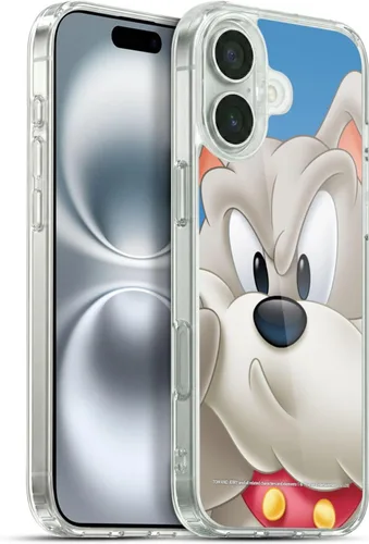 Vista 42 de Head Case Designs Funda de gel de cara completa con licencia oficial de Tom y Jerry Jerry [protección de grado militar] compatible con Apple iPhone