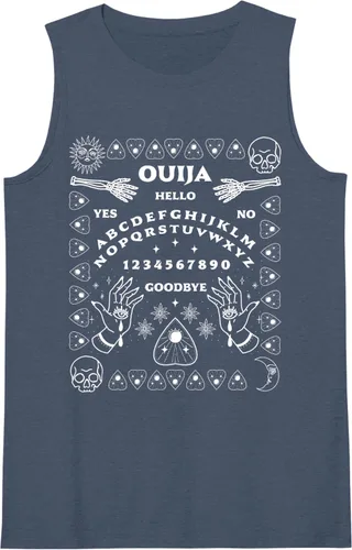 Vista 12 de Ouija Junta Planchette Tank Top Negro