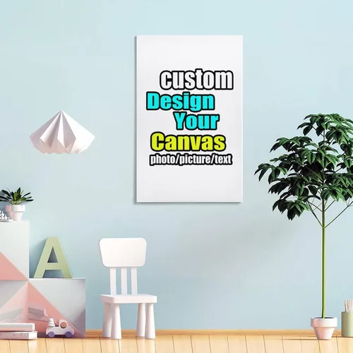 Vista 4 de ePrint Crea arte de pared con texto de imagen fotográfica personalizada en lienzo enmarcado, impresiones de lienzo personalizadas para la familia
