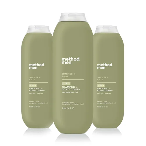 Vista 18 de Method Champú 2 en 1 para hombre + acondicionador, cedro + ciprés, 14 onzas.
