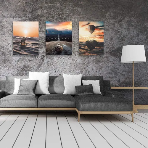 Vista 6 de Halioyo Pósteres motivacionales en lienzo, arte de pared inspirador, cita de empresario, decoración de pared, obra de arte para sala de estar