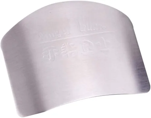 Vista 3 de Protector de dedos, protector de dedo de acero inoxidable protector de mano cuchillo de picar herramienta de cocina, cortador de verduras protector