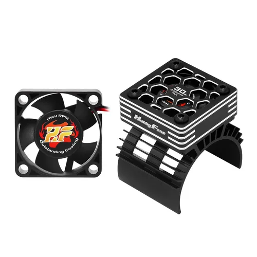 Vista 7 de Disipador de calor de motor RC con ventilador de enfriamiento de 5 V, apto para 540 550 3650 F540 3660 3670 Tamaño sin escobillas Motor Disipador