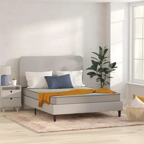 Vista 14 de Flash Furniture Capri Comfort Sleep - Colchón híbrido de resortes interiores y espuma de 6 pulgadas en una caja, colchón híbrido de resortes