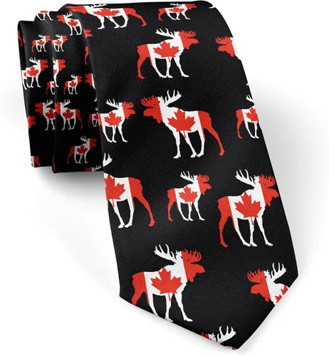 Vista 27 de JUDIAN Corbatas de moda para hombre, corbatas novedosas para cada atuendo IMPRESIÓN DE PATA (ANIMAL PAW PRINT)