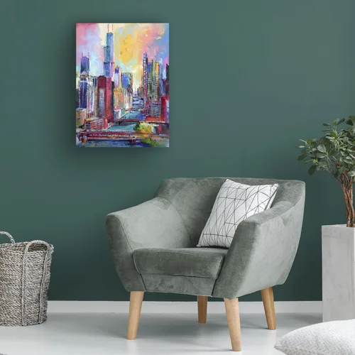 Vista 4 de [Usado] Trademark Fine Art - Lienzo Art 'Chicago 3' - 19 x 14