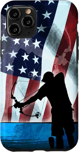 Vista 29 de Bowfishing American Flag Bow Hunting for Fish bowfisher Case for iPhone 17