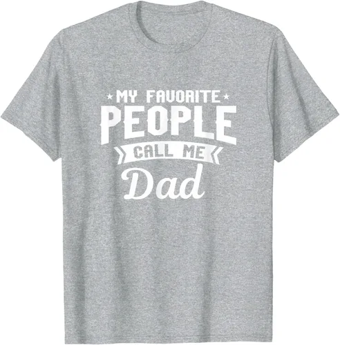 Vista 44 de My Favorite People Call Me Dad - Camiseta divertida, Negro, S