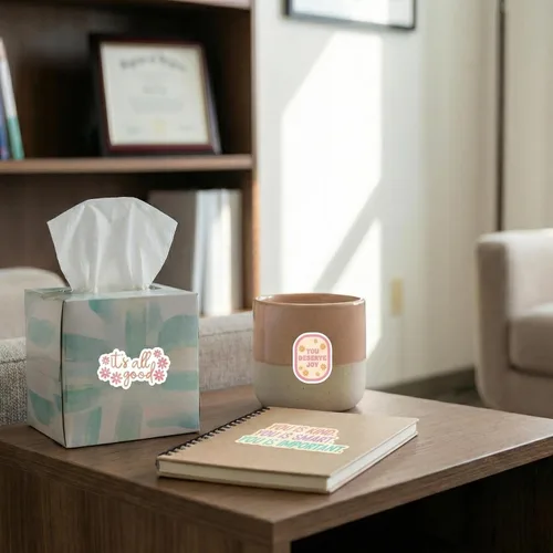 Vista 8 de You've Got This By Puraesla - Paquete de 300 calcomanías holográficas de afirmación positiva, citas motivacionales, decoración de impulso de salud