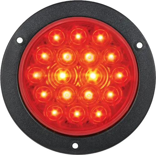 Vista 18 de GG Grand General 75870 Luz LED ámbar/ámbar (4" flota 18 brida montaje con bisel, 3 clavijas)