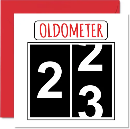 Vista 29 de Divertidas tarjetas de cumpleaños 21 para hombres y mujeres, Oldometro, tarjeta de feliz cumpleaños para hijo, hija, hermano, hermana, nieto, nieta