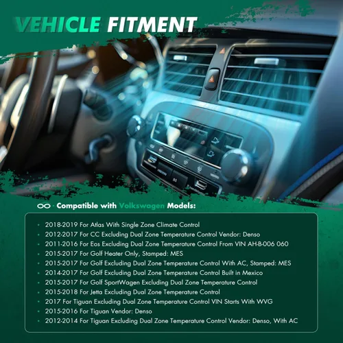 Vista 3 de SCITOO Actuador de puerta de mezcla de calentador HVAC para A-UDI A3 2013-2018, A3 Quattro 2015-2018, Q2 2018-2019, Golf 2015-2017, Jetta 2015-2018