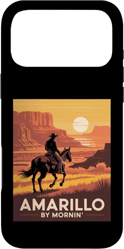 Vista 22 de Amarillo by Mornin Folk Style Western Country Music Case for iPhone 17