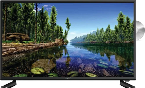 Vista 10 de Supersonic SC-1912 LED HDTV de 19 pulgadas con calidad de imagen de 1080p, reproductor de DVD integrado, HDMI, USB, capacidad de monitor de PC