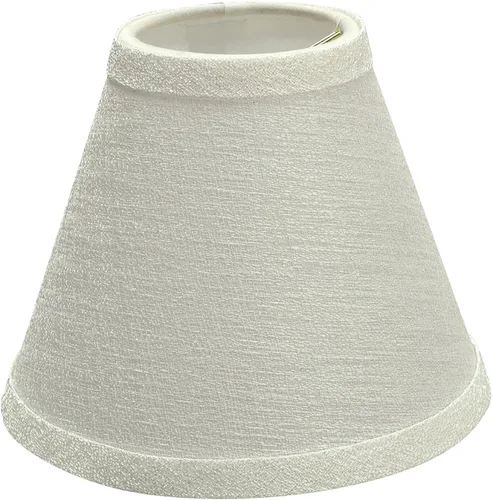 Vista 3 de Aspen Creative 32119-2A - Juego de lámparas de araña con clip con forma de imperio pequeño (paquete de 2), diseño de transición en blanco roto