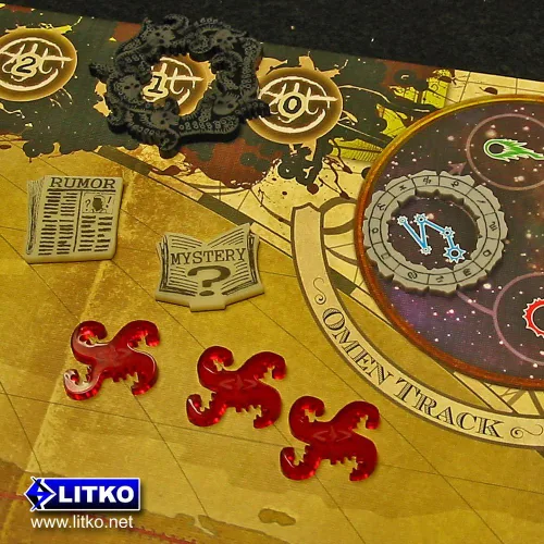 Vista 3 de LITKO Cthulhu, indicador Doom, negro