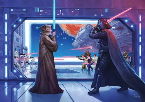 Vista 30 de MIGHTYPRINT Arte de pared de Star Wars The Mandalorian de 24 x 17 pulgadas