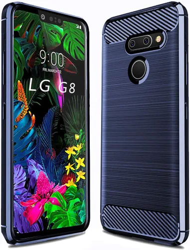 Vista 8 de Funda LG G8 ThinQ - TPU absorción de impactos - Biseles elevados - Negro