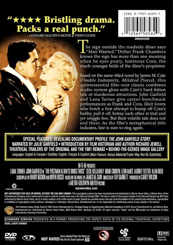 Vista 2 de POSTMAN ALWAYS RINGS TWICE (1946) (DVD)