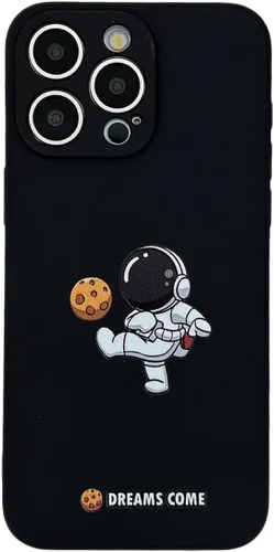 Vista 12 de Yonds Queen Funda protectora de TPU para iPhone SE 2022 (3ª generación), compatible con iPhone 7/8/SE2 (2020), diseño de astronauta, planeta, luna