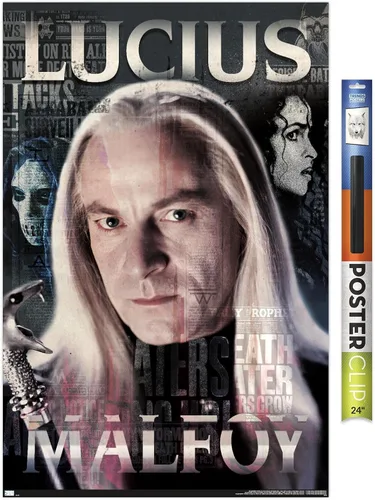 Vista 15 de Trends International The Wizarding World: Harry Potter - Póster de pared de Lucius Malfoy, 34 pulgadas de largo x 22.4 W, versión premium sin marco