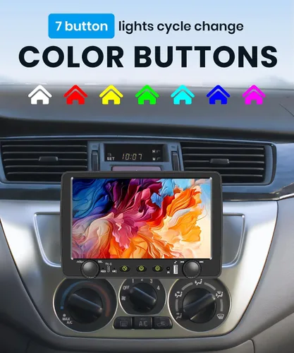 Vista 15 de Rimoody - Estéreo de automóvil de un solo din con Carplay inalámbrico y Android Auto, receptor de audio para automóvil con pantalla táctil de 9
