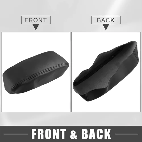 Vista 7 de Almohadilla de consola central de automóvil, impermeable, protector de caja de asiento, color negro para Toyota 4Runner 1996-2002