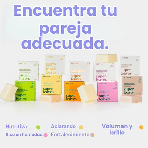 Vista 7 de ATTITUDE - Barra de champú aclarante para cabello graso y acumulación