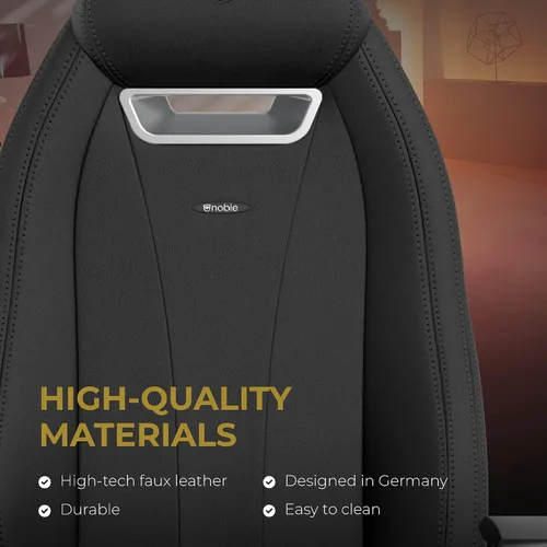 Vista 5 de noblechairs Silla ergonómica Legend para juegos, piel sintética de edición negra