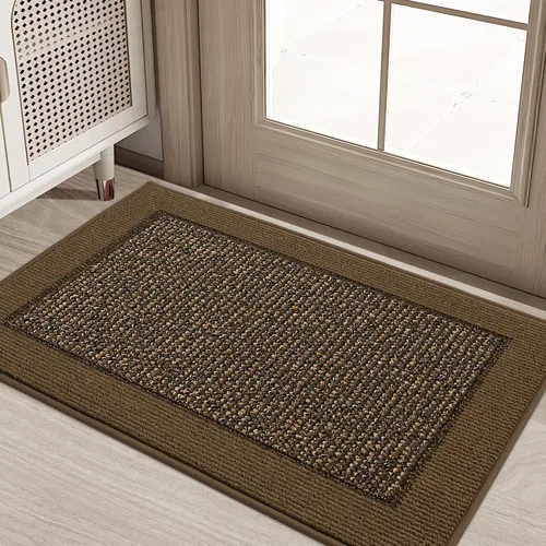 Vista 44 de BEQHAUSE Tapete para puerta interior de 20 x 32 pulgadas, tapete antideslizante para entrada, lavable, resistente a la suciedad, tapete