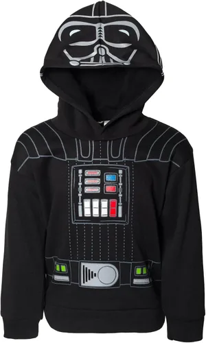 Vista 3 de STAR WARS Darth Vader Boba Fett - Sudadera con capucha y pantalones para niños pequeños a grandes