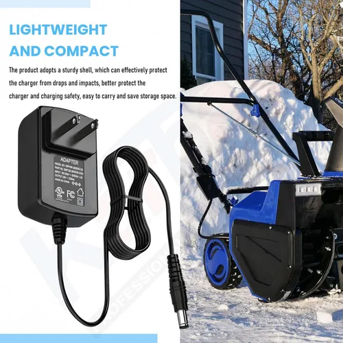 Vista 7 de Cargador rápido 24VCHRG-QC iON+ para Snow Joe y Sun Joe de 24 V iBAT24 y 24VBAT Series Baterías compatibles con todos los modelos de batería iON