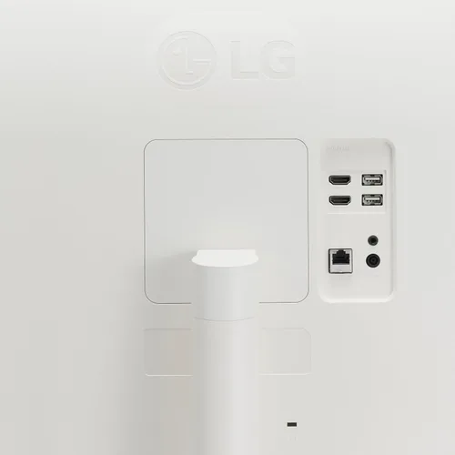 Vista 7 de LG 34SR60QC-W 34 pulgadas QHD (3440x1440) Monitor inteligente curvo con transmisión, pantalla ultraancha, webOS, HDR10, 100Hz, altavoz incorporado
