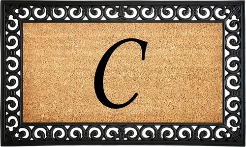 Vista 4 de Calloway Mills 104131830 Gabriel - Felpudo monograma, 18 x 30 pulgadas Letra B