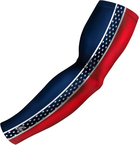 Vista 26 de B-Driven Sports Sleeve Pro-Fit - Manga Patriótica - Estados Unidos, Cuba, México, Israel, Canadá, Venezuela, Rep. Dominicana - Individual