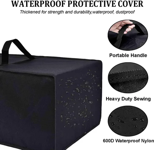 Vista 6 de Cubierta para tostadora resistente al agua, resistente al calor, a prueba de polvo, funda protectora para tostadora GE de acero inoxidable de 4