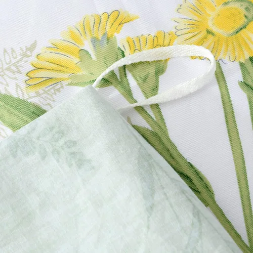 Vista 4 de FADFAY - Juego de cama de algodón con hojas verdes