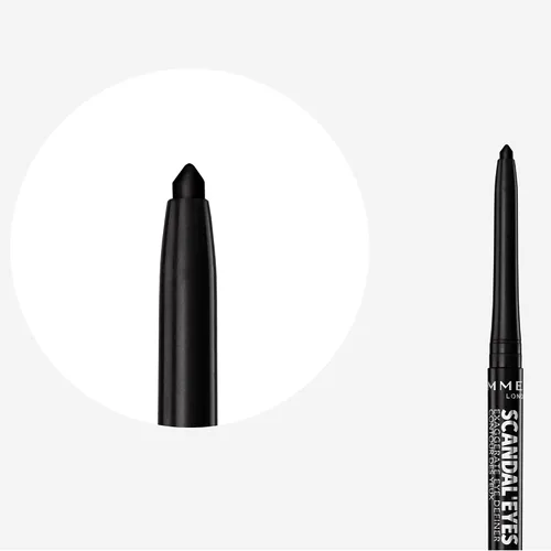 Vista 4 de Rimmel London Scandaleyes Exaggerate Eye Definer, 004 azul cobalto, 0.01 oz (paquete de 1)