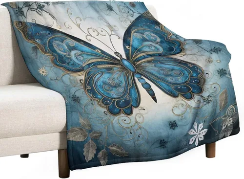 Vista 44 de Manta de gallo con encanto de campo, manta de forro polar de felpa de 30 x 40 pulgadas, manta de franela súper suave para decoración de sofá, cama