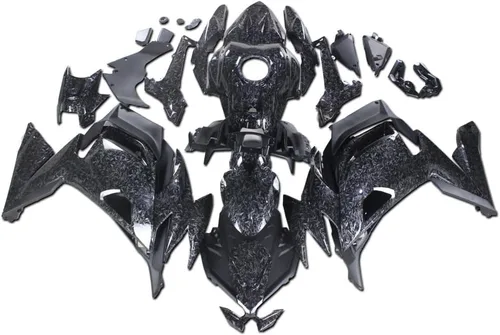 Vista 8 de Carenado negro mate apto para Kawasaki Ninja 650 EX650 2020-2025 001 Negro Mate