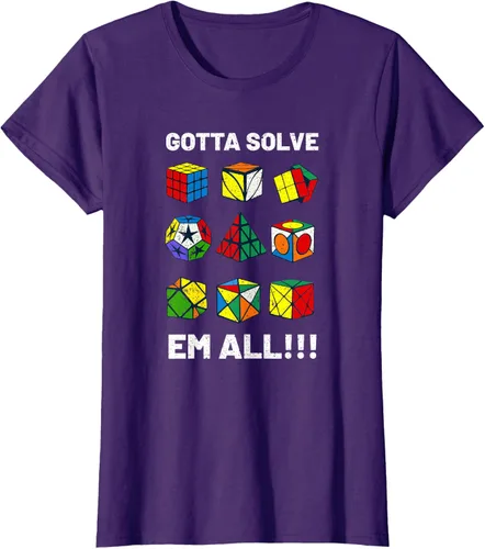 Vista 11 de Camiseta competitiva Puzzle Cube Gotta Solve Em All Speed Cubing