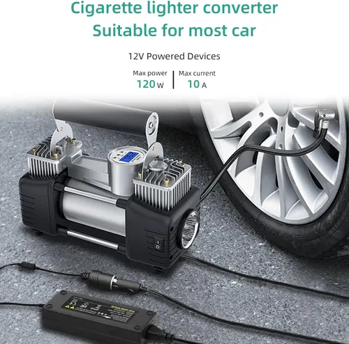 Vista 7 de Convertidor de CA a CC DOBVDLA de 120 W, adaptador de fuente de alimentación de CA/CC, transformador de 100 V ~ 240 V a 12 V 10 A, enchufe