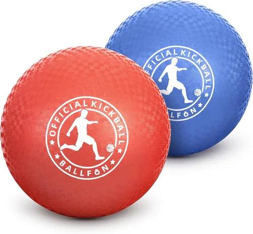 Vista 7 de Pelotas de juegos Kickball, pelotas de goma Dodge Balls para niños y adultos, dodgeballs de balonmano, pelota de patada para interior y exterior