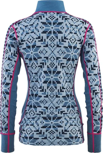Vista 4 de Kari Traa Else Half Zip Baselayer - Camisa premium 100% lana merino