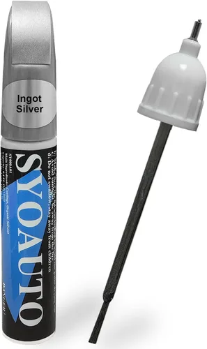 Vista 19 de SYOAUTO Blizzard Pearl 070 Pintura de retoque Fit para coches Toyota Pintura de retoque para autos Pincel y punta de reparación de arañazos 2 en 1
