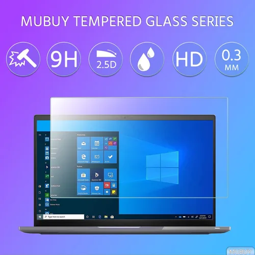 Vista 3 de Protector de pantalla de vidrio templado de 15.6 pulgadas para HP Laptop 15.6, Dell 15, Lenovo V15/IdeaPad 15.6, Acer Aspire 15.6, ASUS VivoBook